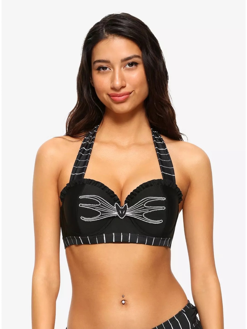 Disney The Nightmare Before Christmas Swim Bikini Top Size Large